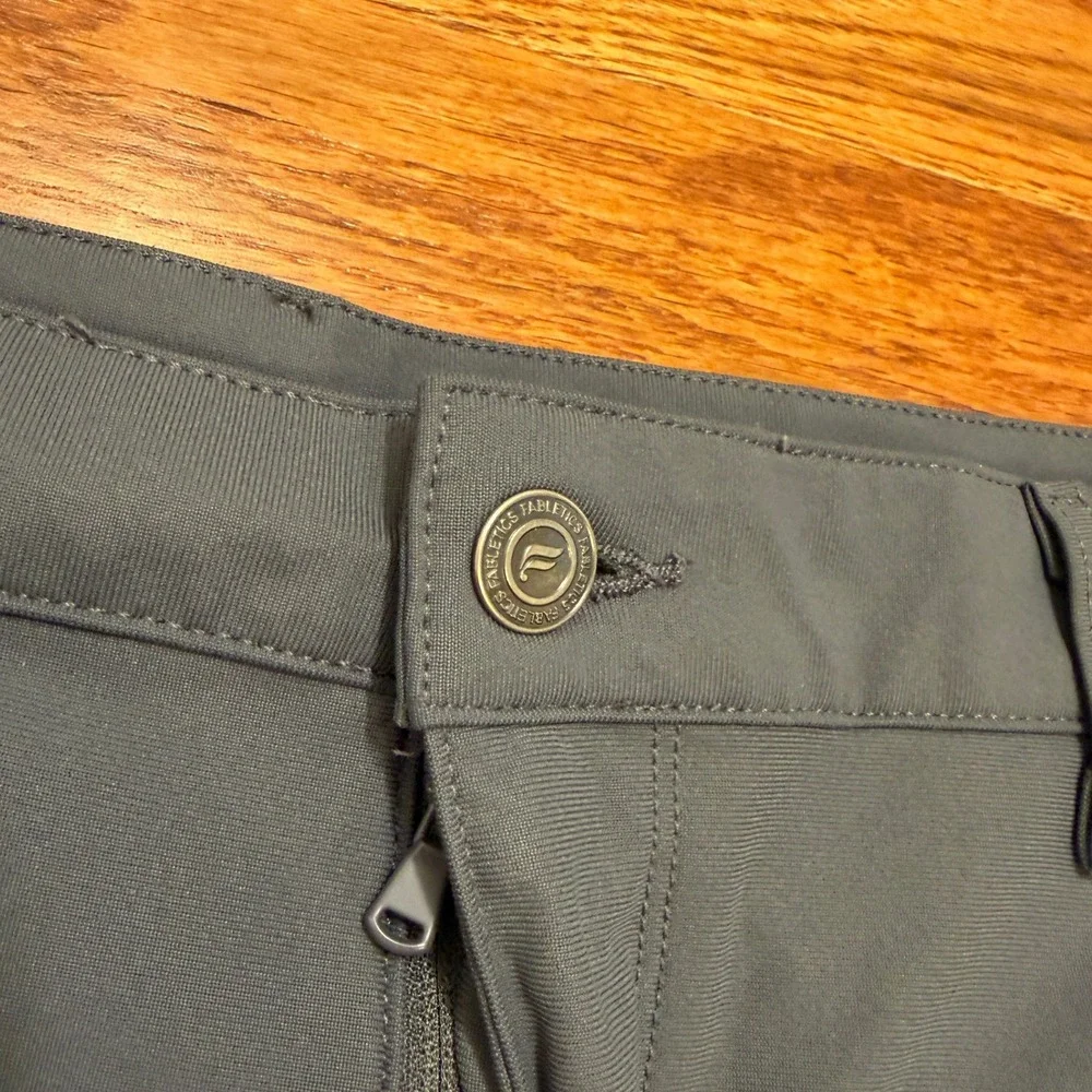 Fabletics The Only Pants Mens 34x32 Gray Golf Performance Commuter Chino Stretch